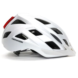 Cannondale Quick Adult Cycling Helmet w/ LED Light Silver Small/Medium - Picture 1 of 3