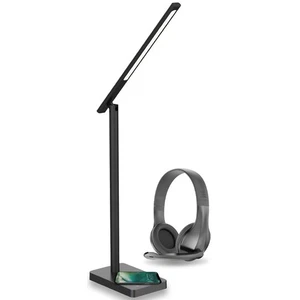 Xqisit LED Lamp w/ Wireless Charging Station & USB Headset Work From Home Kit - Picture 1 of 7