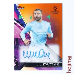 2021-22 Topps Finest UCL Kyle Walker Orange 25/25 Auto Autograph Man City - Bild 1 von 2