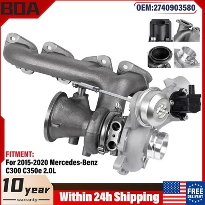 OEM Turbo Turbocharger for 2015-2020 Mercedes-Benz C300 C350e 2.0L 2740903580 #` Foto 1 de 4