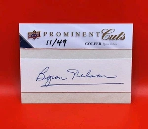 2009 Upper Deck Prominent Cuts Golf #PC-BY Byron Nelson Auto /49 - Picture 1 of 2