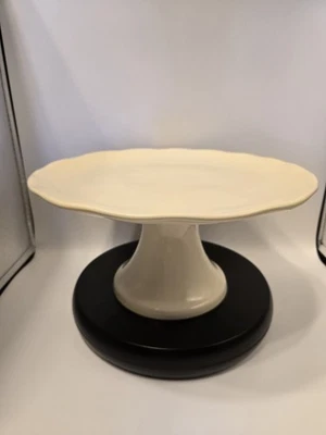 Starbucks 11 1/8" Pedistal Pastel/Pastelería Soporte 2004 Descatalogado Foto 1 de 4