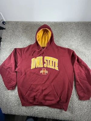 Vintage Logo Iowa State Cyclones Hoodie Sweatshirt XL J. America Streetwear - Image 1 of 4