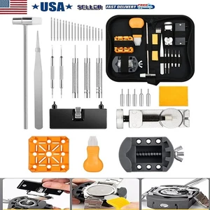 Kit de reparación de reloj de 72 piezas, para reemplazo de batería de reloj y kit de eliminación de eslabones de reloj - Imagen 1 de 11