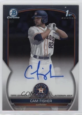 2023 Bowman Draft Chrome Prospect Auto Cam Fisher #CDA-CFI Auto - Image 1 of 2