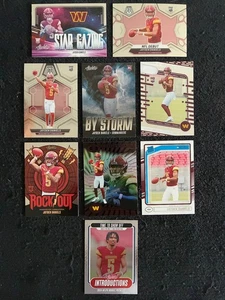 ( 9 ) Jayden Daniels Rookie Football Lot All Different Rookies !! - Picture 1 of 2