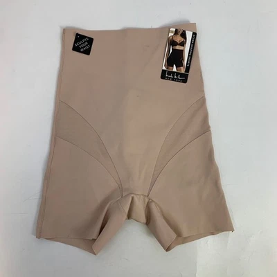 Nicole Miller New York Scuba Shaping Shorts Hi Waist Control Power Mesh Size S - Image 1 of 4