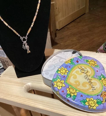 Colar de coração Brighton Jasper Listen To Tour - Imagem 1 de 4