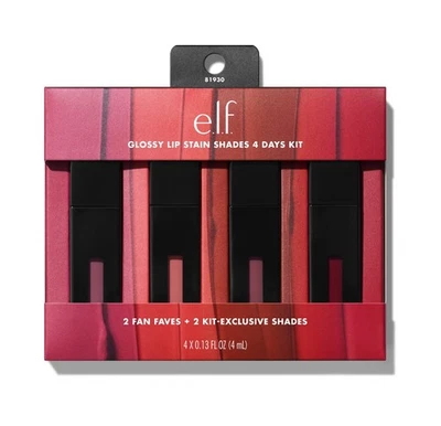 elf glossy lip stain 4 shades  - Image 1 of 4