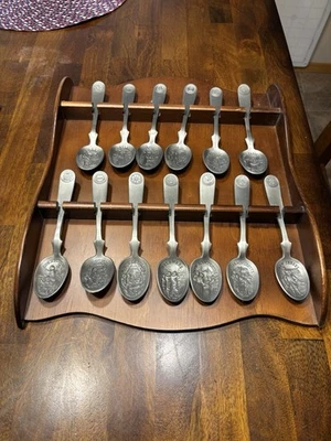 Franklin Pewter 13 States Spoons  - Image 1 of 4