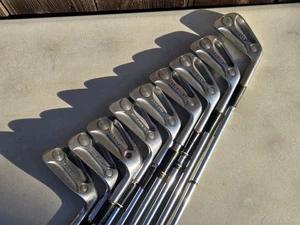 Vintage Titleist Acushnet Tungsten AC-108 2-PW Iron Tour Model Steel Reg Flex - Picture 1 of 19