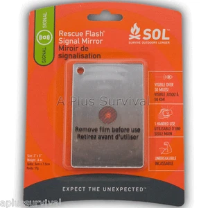 Signal Mirror - Mil-Spec - Lexan Polycarbonate 20 Mile - Picture 1 of 1