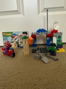 Lego DUPLO # 10876 Spider-Man & Hulk Adventures Completo con Folleto Sin Caja - Imagen 1 de 2