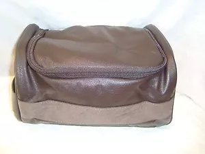 Miche Herren Braun Dopp Kit/Kulturbeutel/Reise/Rasiertasche/Etui NEU - Bild 1 von 6