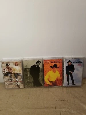90's Male Country Artists Lot Of 4 Cassettes Brooks And Dunn And More Foto 1 de 4