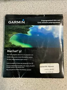 GARMIN-BLUECHART G2 PRE-PROGRAMMED DATA CARD, JACKSONVILLE-BAHAMAS 010-C0742-20 - Picture 1 of 5