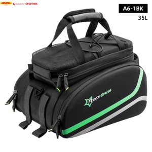 Bicycle Carrier Bag MTB Bike Rack Bag Trunk Pannier Cycling Multifunctional Larg - Picture 1 of 12