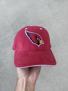Arizona Cardinals NFL Team Apparel Baseball Hat Adult OSFM Adjustable Red Cap - Picture 1 of 5