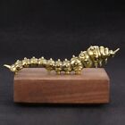 Retro Brass Caterpillar Statue Home Decor Ornament Animal Figurines Crafts Gift