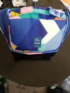 P.travel Cosmetic Bag Portable Toiletry Bag MakeUp Travel Organizer Multi Color - Picture 1 of 7