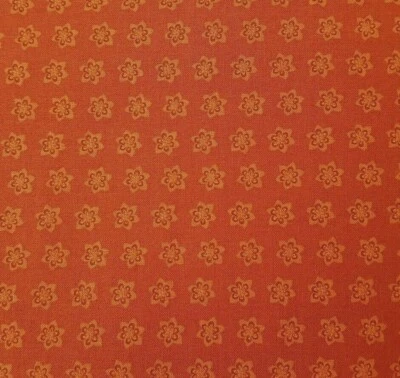 Getting to Know Hue BTY Nancy Rink Marcus Brothers Tonal Rust Floral - Image 1 of 3