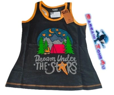 Lazyone Women Pyjama Tops PJ Tank Sleeveless T-Shirts Vest Nightwear Cotton D57 - Image 1 of 3