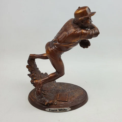 Frank White Kansas City Royals Sculpture BD&A Replica Bronze Statue 2004 Cover
