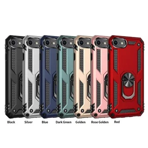 Hard Shell Magnetic Ring Kickstand Phone Case for Google Pixel 8 Pro 7a 6 - Picture 1 of 12