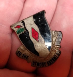 WW2 Distinctive Unit Insignia DUI Crest 60th Infantry Regiment To the Utmost - Picture 1 of 4