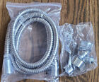 New Genuine DELTA Shower Head 72" Hose Chrome Finish With Connector Mount Holder