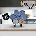 Artistic Iron Craft Toilet Tissue Holder Rack Free Standing Countertop Roll