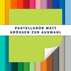 Fliesenaufkleber pastellgrün matt | Fliesensticker Küche Bad | alle Größen - Bild 1 von 1