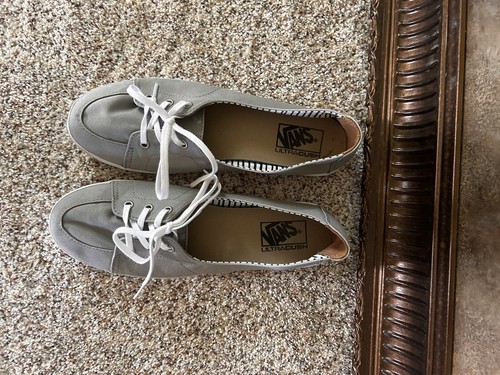 Mocassino donna Vans Ultracush Off The Wall stringato grigio taglia 10