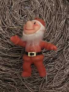 Elf Santa’s Helper Plastic Ornament Doll Figurine 4” Christmas Vintage - Picture 1 of 1