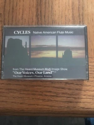 Cycles Native American Flute Music Audio Cassette-RARE VINTAGE-SHIPS N 24 HOURS - Image 1 of 2