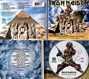 IRON MAIDEN *VG* "SOMEWHERE IN TIME: BEST OF 1980-89" US 2008 UNIVERSAL CD - Picture 1 of 1