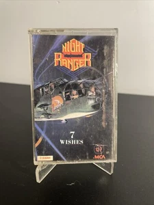 Night Ranger. 7 Wishes 1985 Cassette Tape Vintage Rock. Tested & Working - Picture 1 of 6