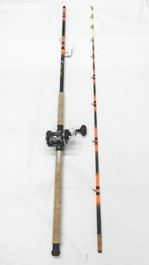 Monster Catfish Casting Combo 10' 2PC/ 3 BB Bait Cast Reel - Picture 1 of 9