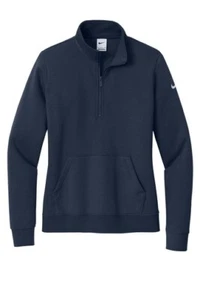 Nike Women's Club Fleece Sleeve Swoosh 1/2-Zip NWT - Picture 1 of 8