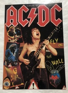 AC/DC - Fly On The Wall Europe 86. Postcard (Z2) - Picture 1 of 2