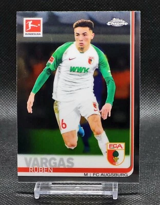 2019-20 Topps Chrome Bundesliga Ruben Vargas #82 FC Augsburg - Image 1 of 2