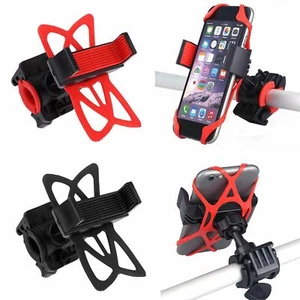 Bicycle Cycle Bike Mount Handlebar Phone Holder Cradle For iPhone Android - Picture 1 of 14
