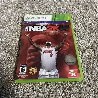 NBA 2K14 (Microsoft Xbox 360, 2013) Complete W/ Manual CIB Video Game Basketball - Image 1 of 4