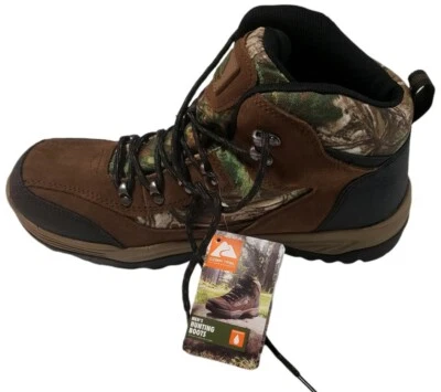 Ozark Trail Men's Size 12 Brush Ankle-High Waterproof Camo Mid Hiking Boots - Image 1 of 4