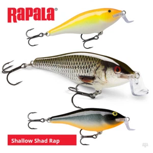 Rapala Shallow Shad Rap Lures - Pike Perch Trout Salmon Chub Zander Bass Fishing - Picture 1 of 13