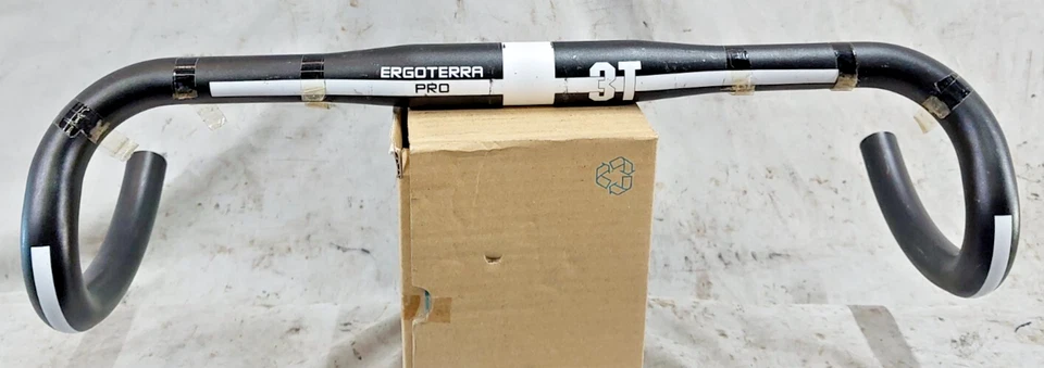 3T Ergoterra Pro Drop Bar Handlebar 31.8mm 44/47cm Pinarello Dogma USA Shipper:) - Image 1 of 4