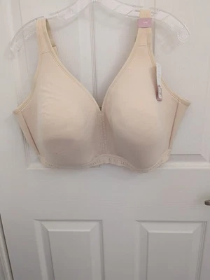 Cacique Women's Lt. Beige Lightly Lined No-Wire Bra 44G NWT - Image 1 of 4