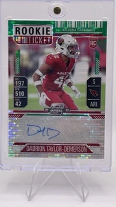 2024 Panini Contenders Optic - Rookie Ticket Auto 11/30 Dadrion Taylor-Demerson - Bild 1 von 5