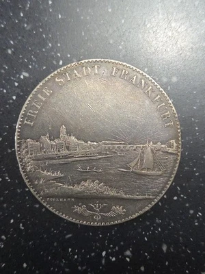 Frankfurt 2 Thaler 1844 City View Ex Stacks - Image 1 of 2