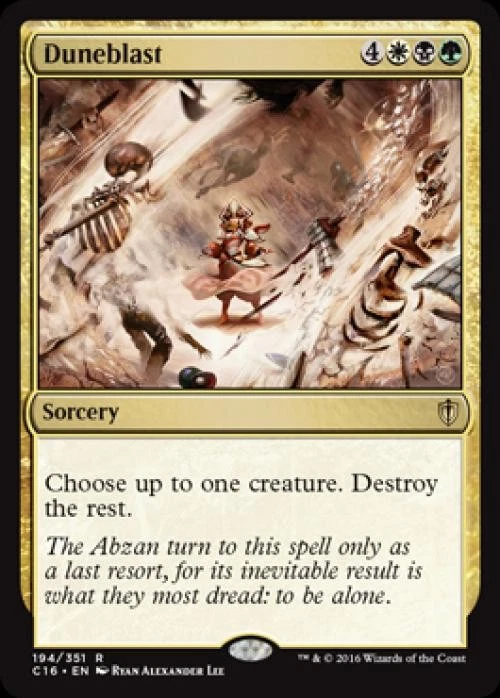 Duneblast - Light Play MTG Commander 2016 Edition - Image 1 of 1